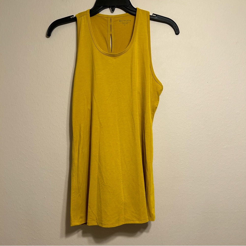 Athleta Essence Vital Tie Back Tank earthen ochre Size S‎